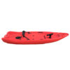 3 person one adult and two children sit on feelfree mini fishing sailing kayak plastic - Image 4